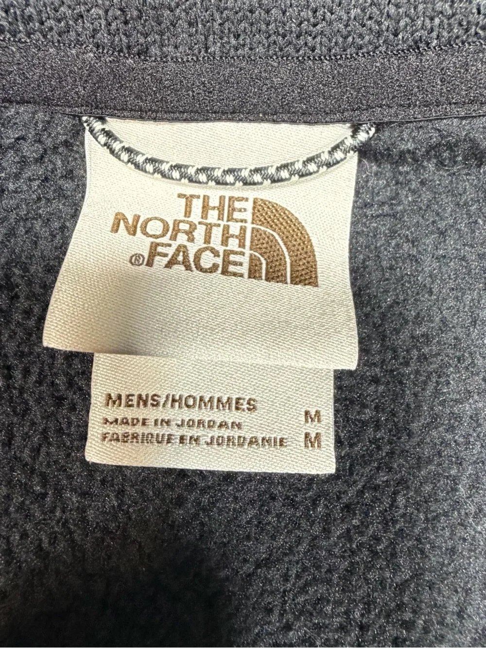 The North Face Men's Medium Black 1/4 Zip Fleece Pullover Sweatshirt